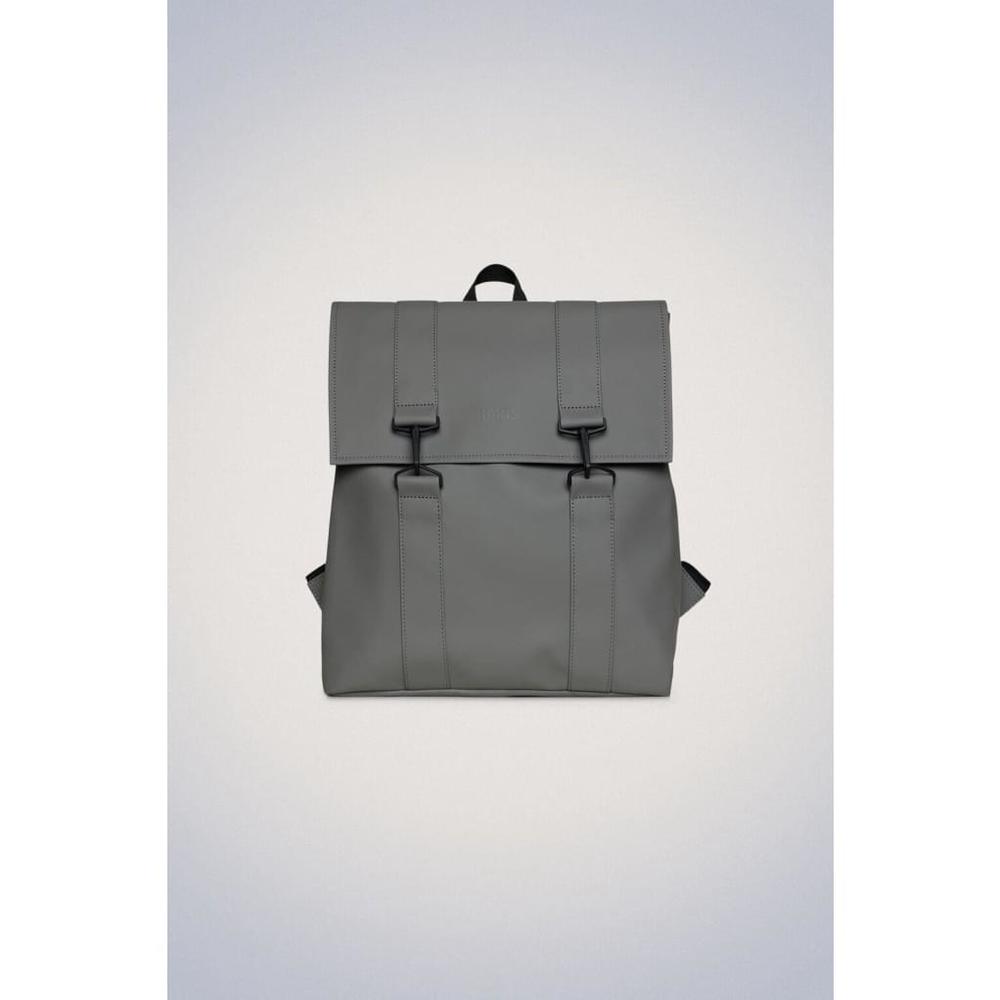 NWOT Rains MSN Black Waterproof Large Backpack Grey MSRP $110